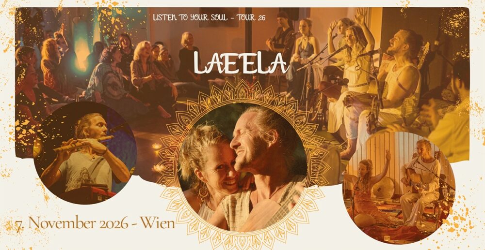Anzeige Workshop und Konzert mit Laeela - Neelam und David Mages